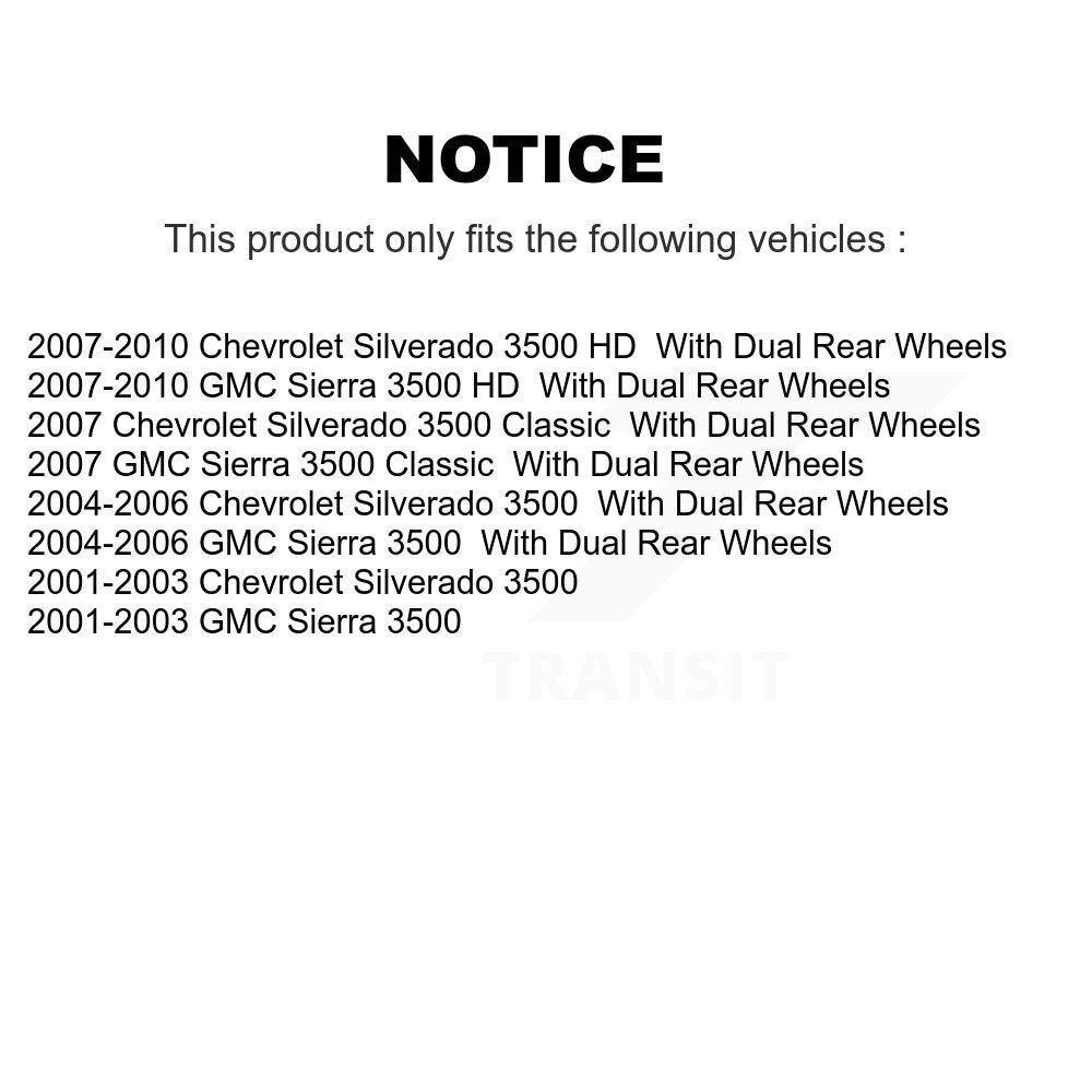 Brake Caliper Rear Left SLC-18B4814 For Chevrolet GMC Sierra 3500 Silverado HD