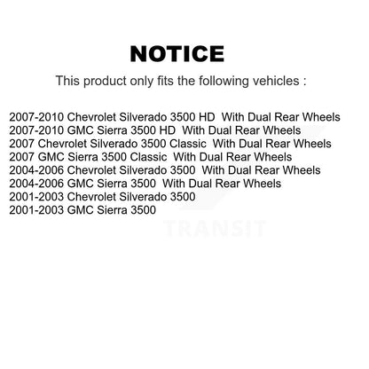 Brake Caliper Rear Left SLC-18B4814 For Chevrolet GMC Sierra 3500 Silverado HD