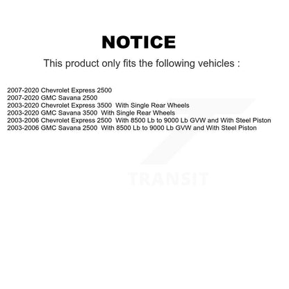 Brake Caliper Rear Left SLC-18B4934 For GMC Chevrolet Savana 2500 Express 3500