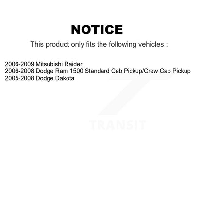 Brake Caliper Front Left SLC-18B5009 For Dodge Ram 1500 Dakota Mitsubishi Raider