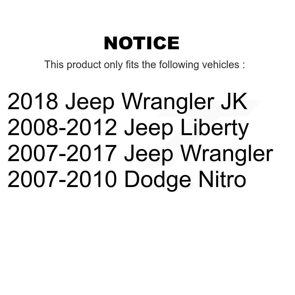 Disc Brake Caliper Rear SLC-18B5047 For Jeep Wrangler Liberty JK Dodge Nitro