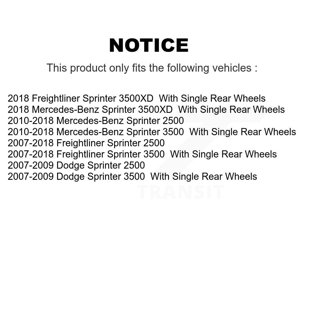 Brake Caliper Rear Right SLC-18B5067 For Mercedes-Benz Sprinter 2500 3500 Dodge