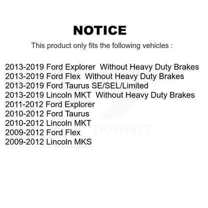 Brake Caliper Front Left SLC-18B5214 For Ford Explorer Flex Taurus Lincoln MKT