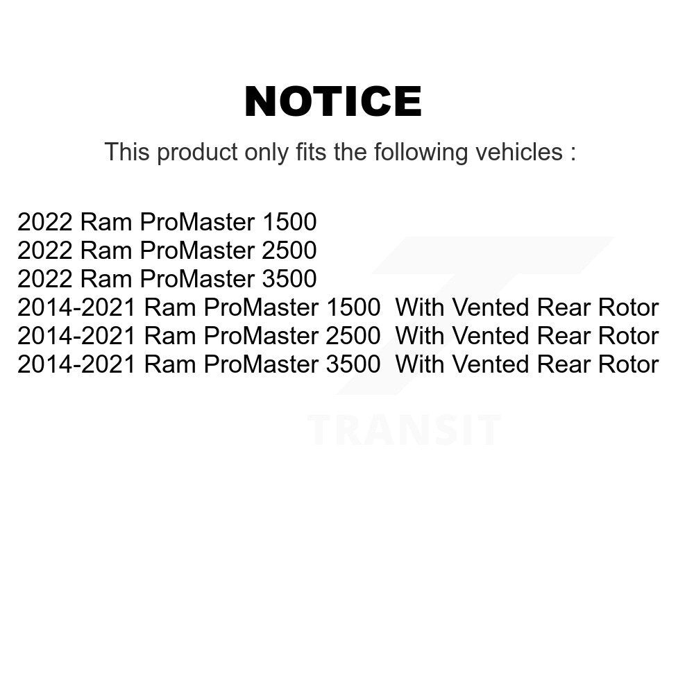 Disc Brake Caliper Front Left SLC-18B5524 For Ram ProMaster 2500 3500 1500