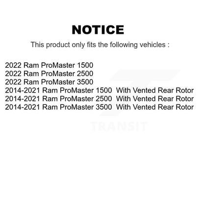 Disc Brake Caliper Front Left SLC-18B5524 For Ram ProMaster 2500 3500 1500