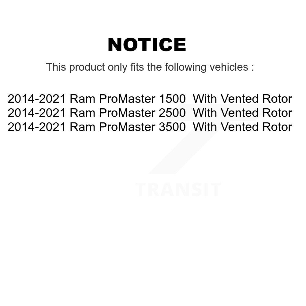 Brake Caliper Rear Right SLC-18B5527 For 2014-2021 Ram ProMaster 2500 3500 1500
