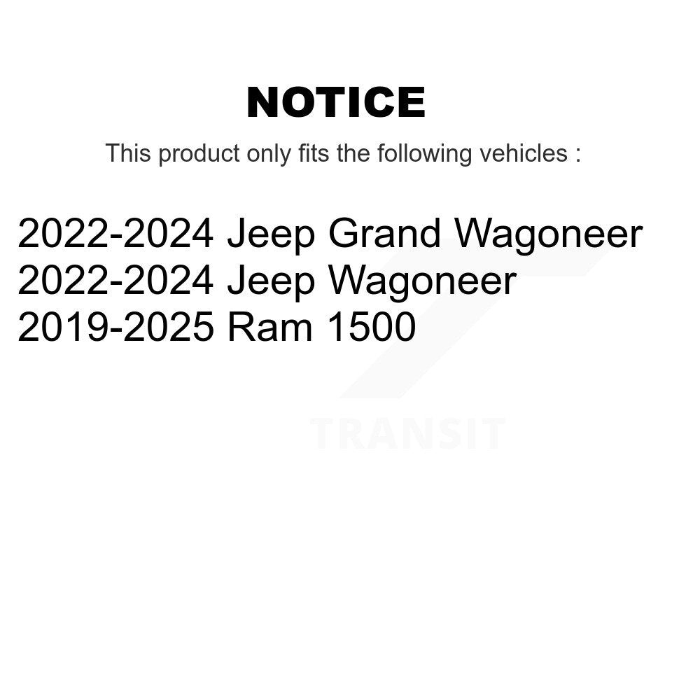 Disc Brake Caliper Rear Left SLC-18B5637 For Ram 1500 Jeep Wagoneer Grand