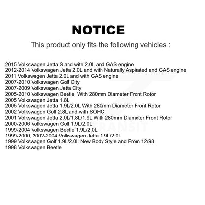 Disc Brake Caliper Front Right SLC-192111 For Volkswagen Jetta Beetle Golf City