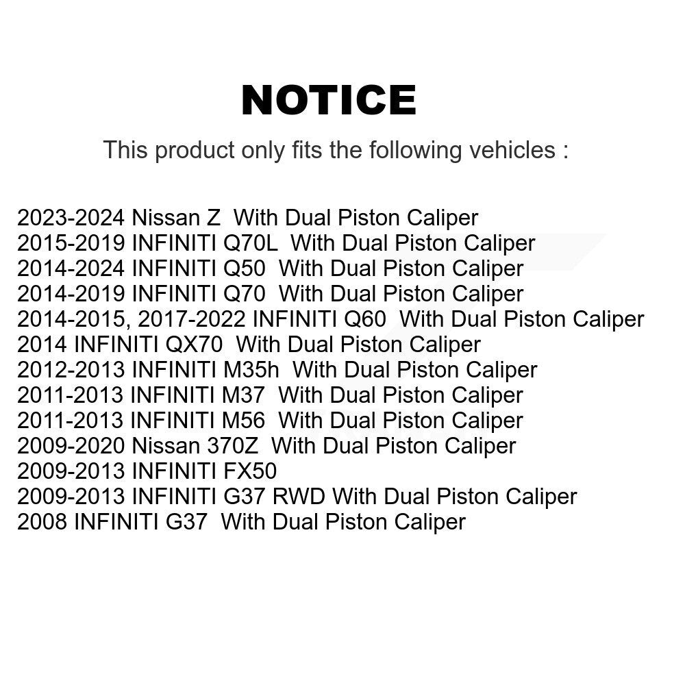 Brake Caliper Rear Right SLC-196182 For INFINITI Q50 G37 Nissan 370Z Q60 M37 Z