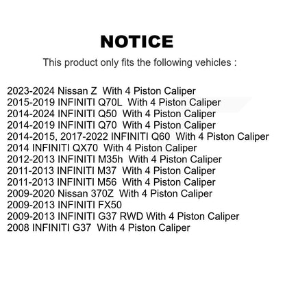 Brake Caliper Front Right SLC-196233 For INFINITI Q50 G37 Nissan 370Z Q60 M37 Z