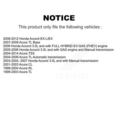 Disc Brake Caliper Front SLC-19B2585 For Honda Accord Acura TSX TL CL RL