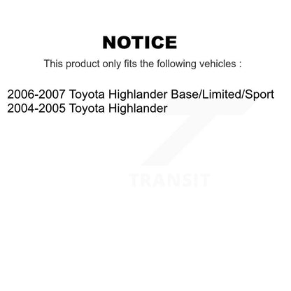Disc Brake Caliper Rear Left SLC-19B2905 For Toyota Highlander