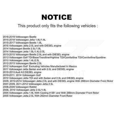 Brake Caliper Front Left SLC-19B2974 For Volkswagen Jetta Golf Beetle Rabbit A3