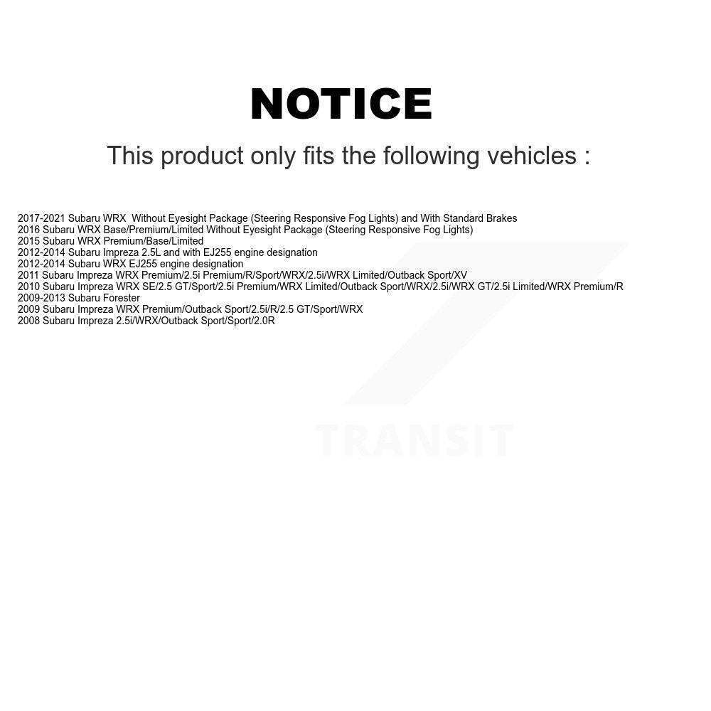 Disc Brake Caliper Rear Left SLC-19B3425 For Subaru Impreza Forester WRX