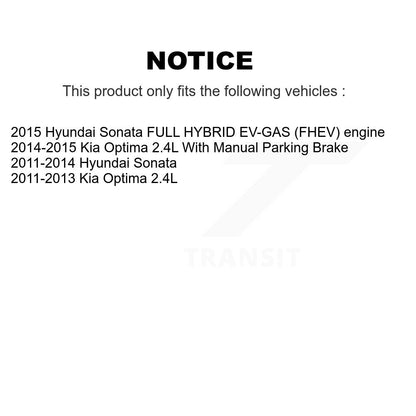 Disc Brake Caliper Rear Right SLC-19B6456 For Hyundai Sonata Kia Optima