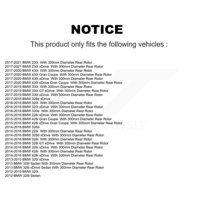 Brake Caliper Rear Right SLC-19B7111 For BMW 328i xDrive 330i 320i 428i 328d GT