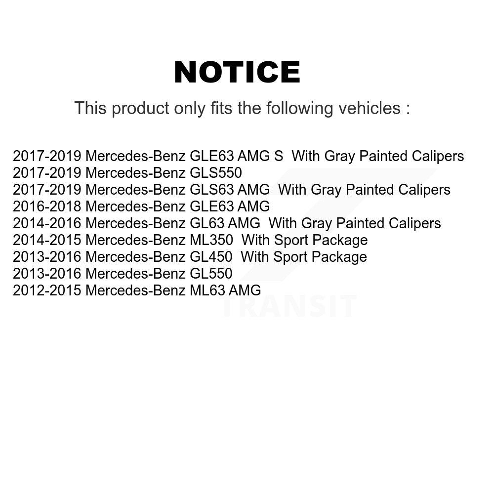 Brake Caliper Rear Left SLC-19B7134 For Mercedes-Benz ML350 GL550 GLS550 GLE63 S