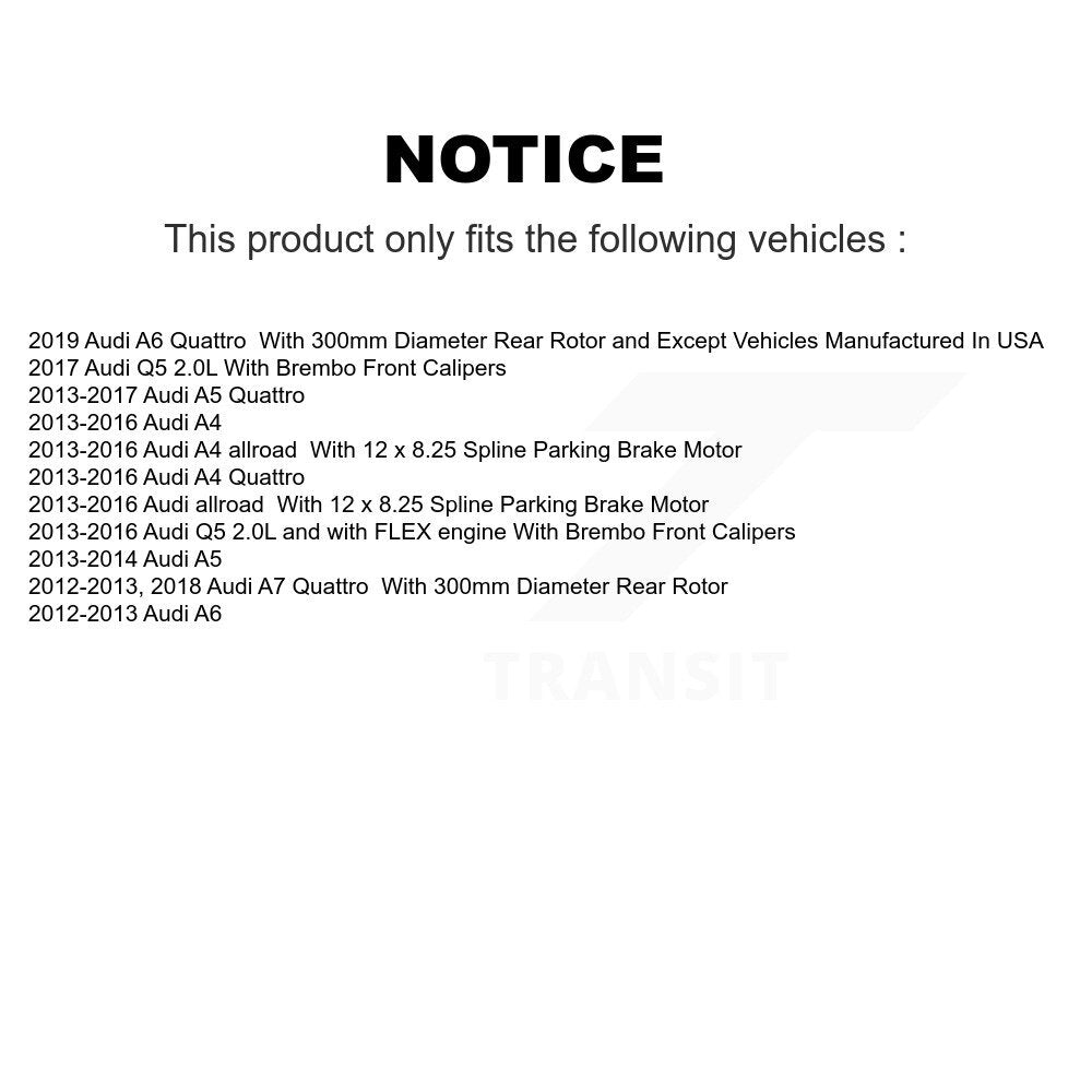 Brake Caliper Rear Right SLC-19B7137 For Audi Q5 A4 Quattro A5 allroad A7 A6
