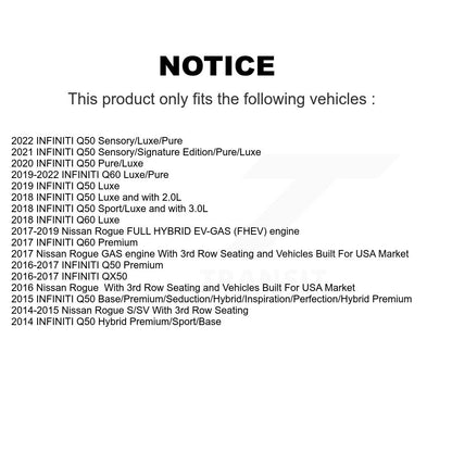 Brake Caliper Front Left SLC-19B7146 For Nissan Rogue INFINITI Q50 QX50 Q60 Z