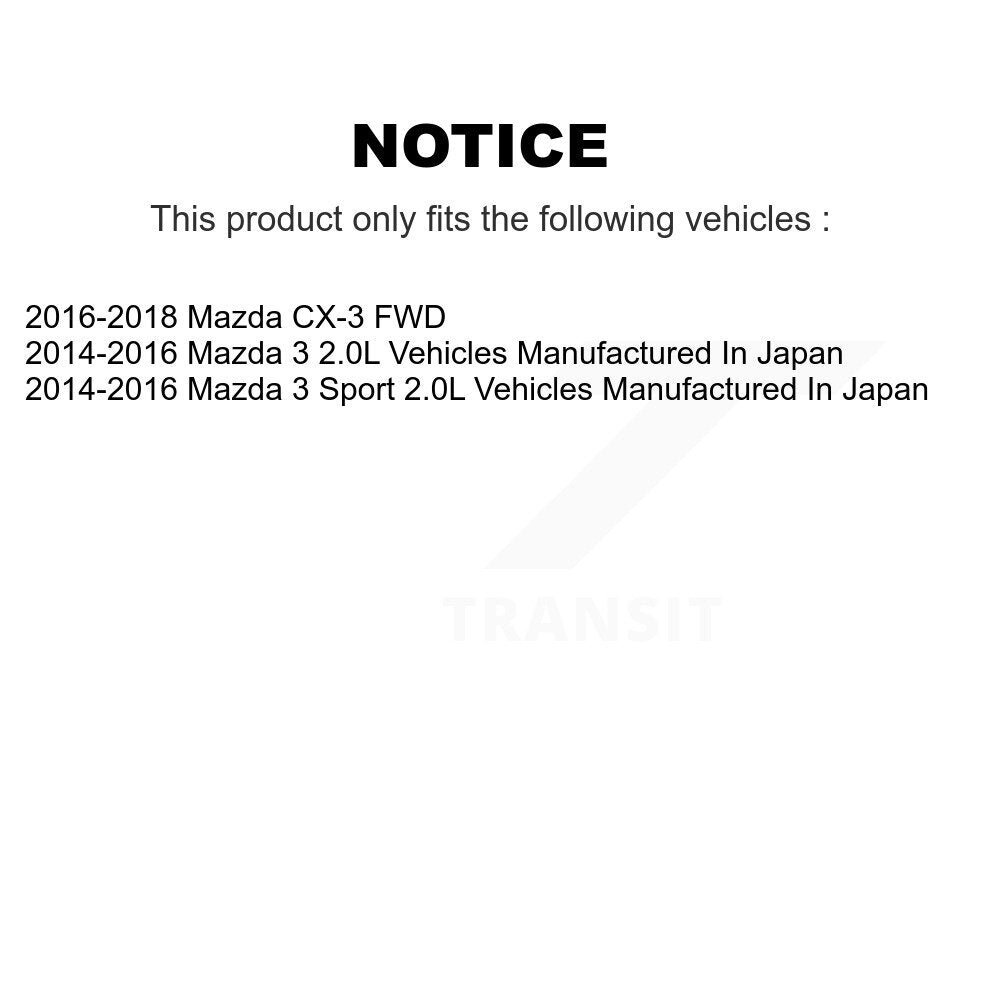 Disc Brake Caliper Front Right SLC-19B7159 For Mazda 3 CX-3 Sport