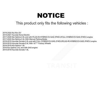 Brake Caliper Front Left SLC-19B7324 For Hyundai Sonata Kia Kona Electric Optima