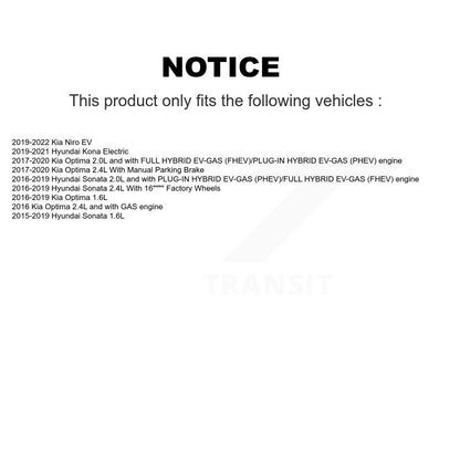 Brake Caliper Front Right SLC-19B7325 For Hyundai Sonata Kia Kona Electric Niro
