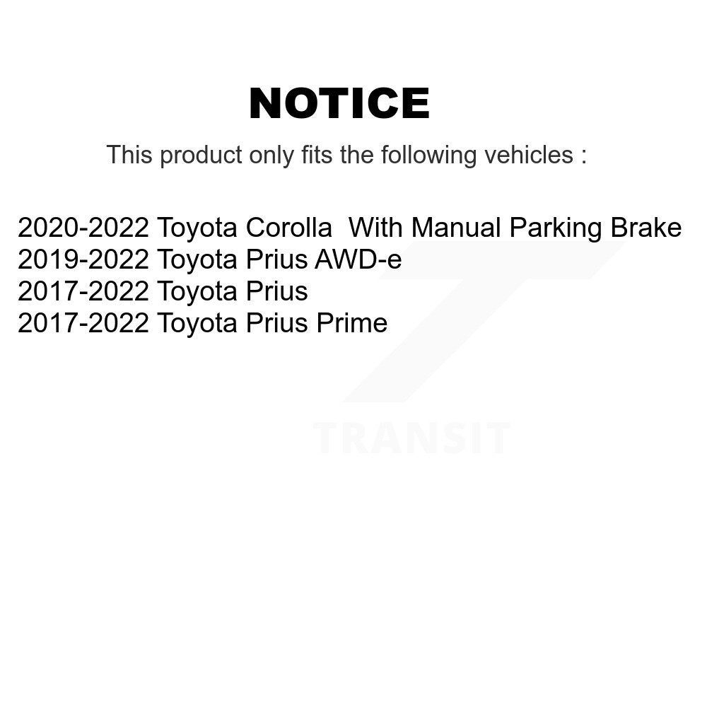 Disc Brake Caliper Rear Right SLC-19B7340 For Toyota Corolla Prius Prime AWD-e