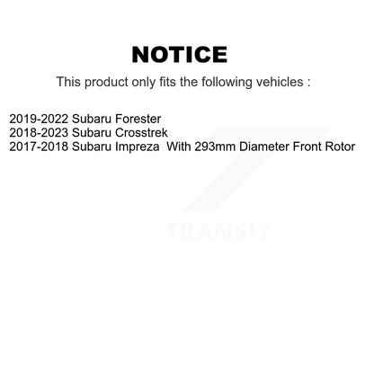 Disc Brake Caliper Front Right SLC-19B7454 For Subaru Crosstrek Forester Impreza