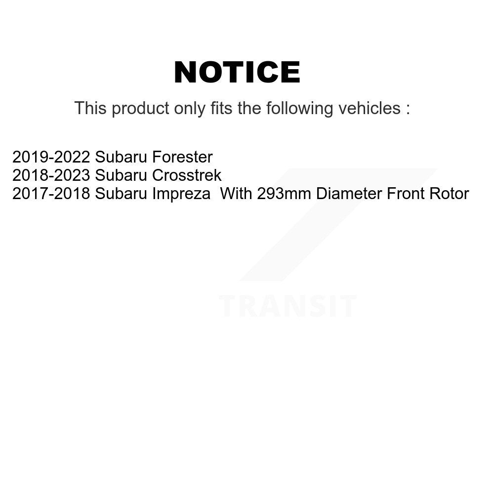Disc Brake Caliper Front Left SLC-19B7455 For Subaru Crosstrek Forester Impreza