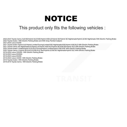 Brake Caliper Rear Right SLC-SCB5670 For Toyota Camry Lexus UX250h ES350 ES300h