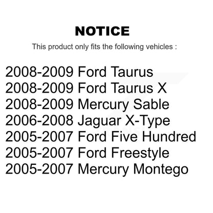Ceramic Disc Brake Pads Rear TEC-1071 For Ford Five Hundred Freestyle Taurus X