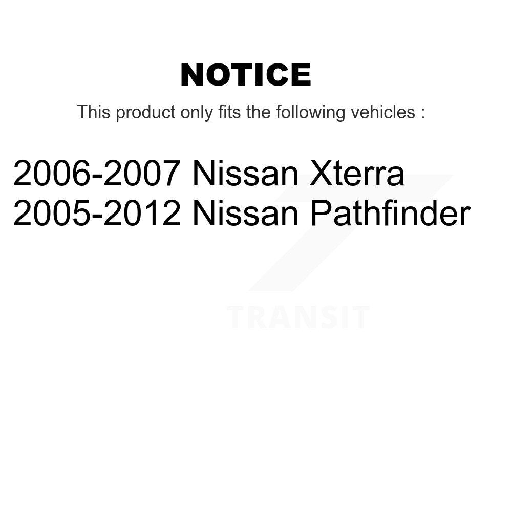 Ceramic Disc Brake Pads Rear TEC-1101 For Nissan Pathfinder Xterra