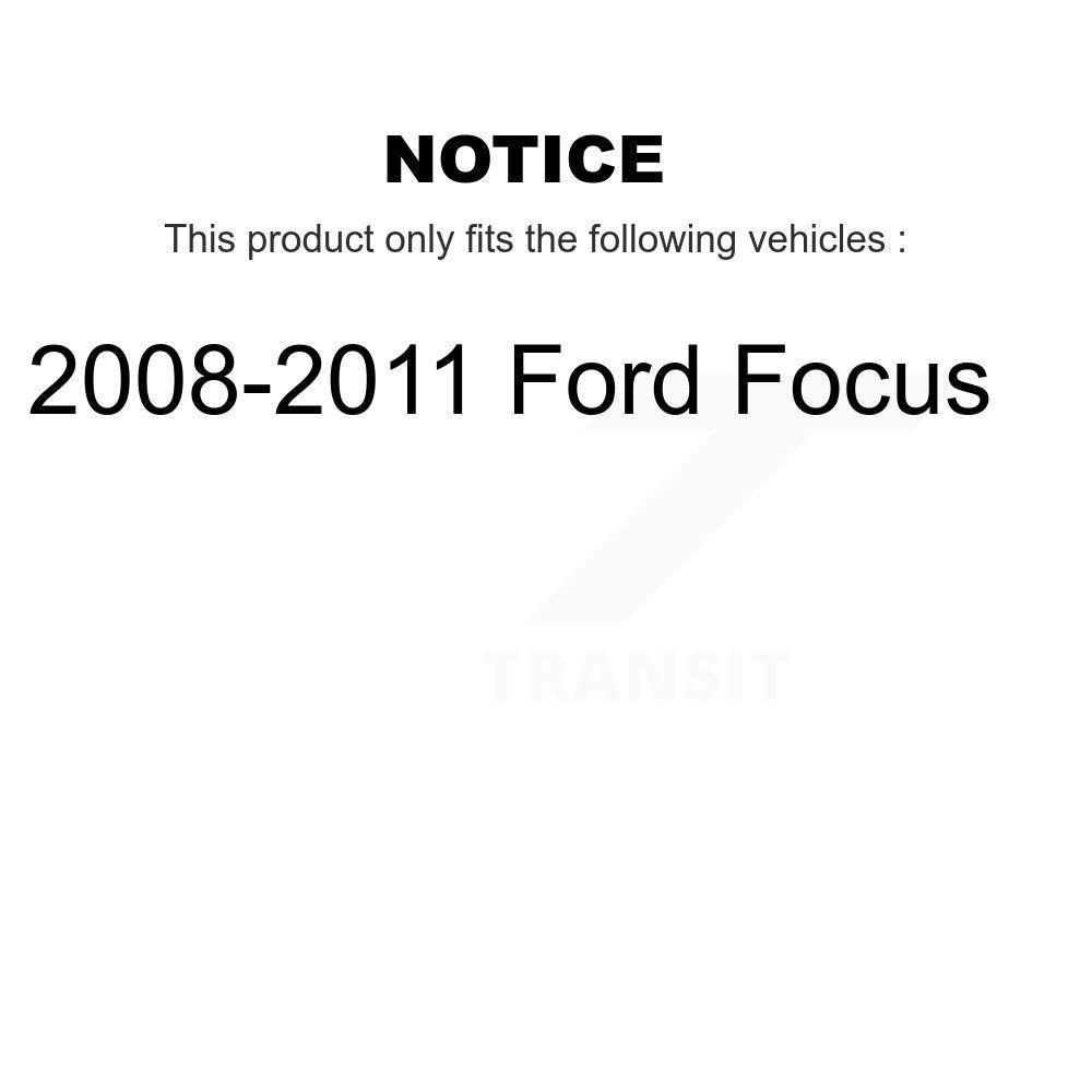 Ceramic Disc Brake Pads Front TEC-1339 For 2008-2011 Ford Focus