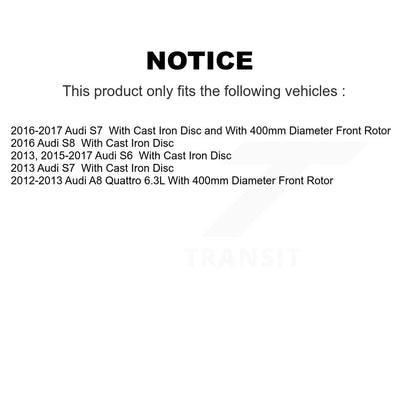 Ceramic Disc Brake Pads Front TEC-1575 For Audi S6 S7 A8 Quattro S8