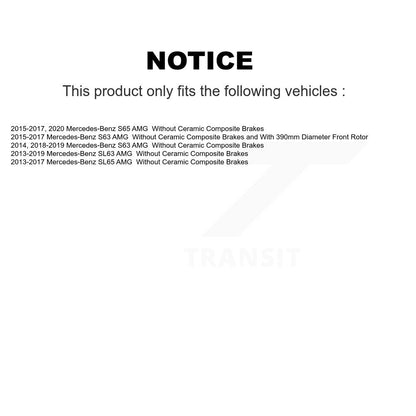 Ceramic Disc Brake Pads Rear TEC-1669 For Mercedes-Benz S63 AMG SL63 S65 SL65