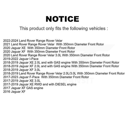 Ceramic Disc Brake Pads Front TEC-1861 For Jaguar F-Pace Land Rover Range Velar
