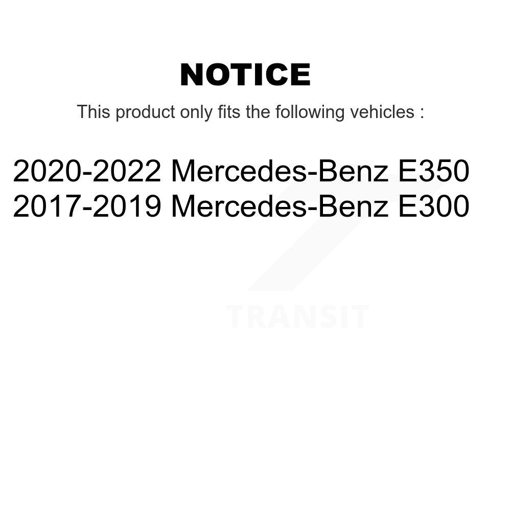 Ceramic Disc Brake Pads Rear TEC-1936 For 2017-2018 Mercedes-Benz E300