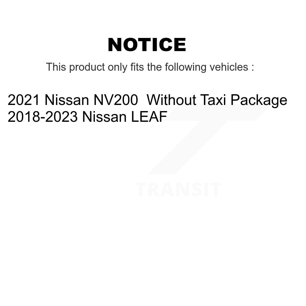 Ceramic Disc Brake Pads Front TEC-2138 For Nissan LEAF NV200