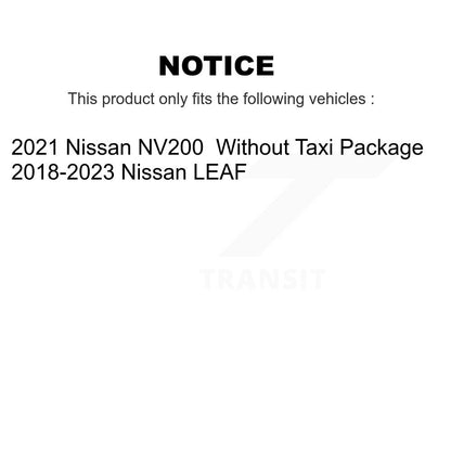 Ceramic Disc Brake Pads Front TEC-2138 For Nissan LEAF NV200