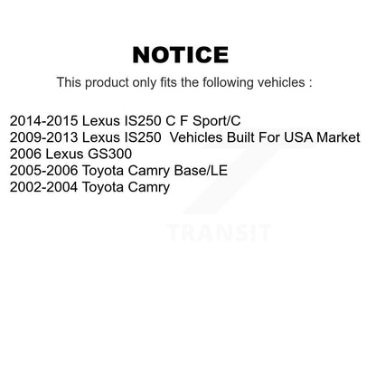 Ceramic Disc Brake Pads Front TEC-908 For Toyota Camry Lexus IS250 GS300