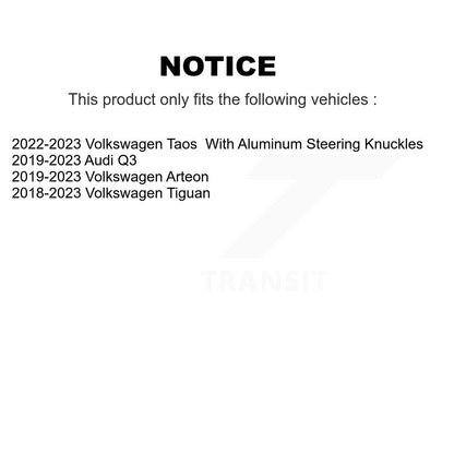 Suspension Control Arm Ball Joint Assembly Front Right Lower TOR-CB7501 For Audi