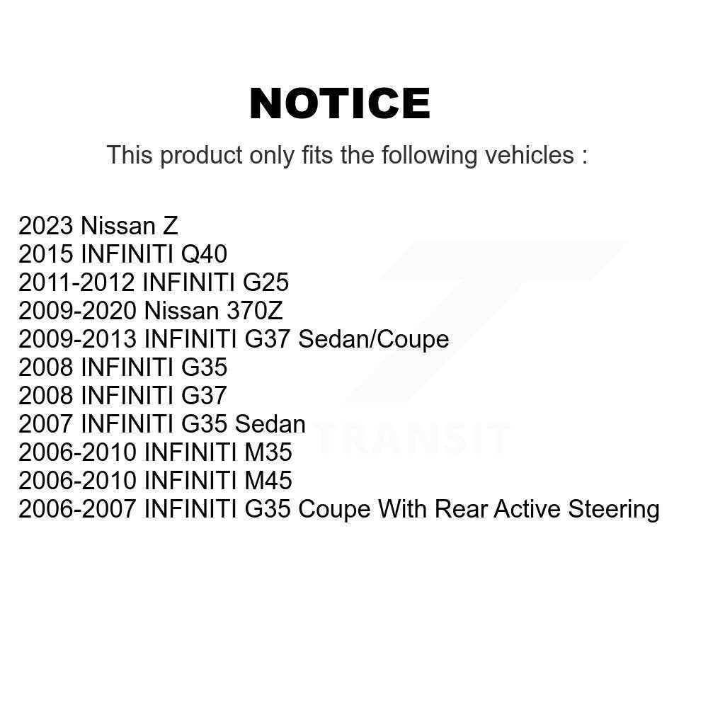 Suspension Control Arm Rear Lower Forward TOR-CK100090 For INFINITI G37 G35 370Z