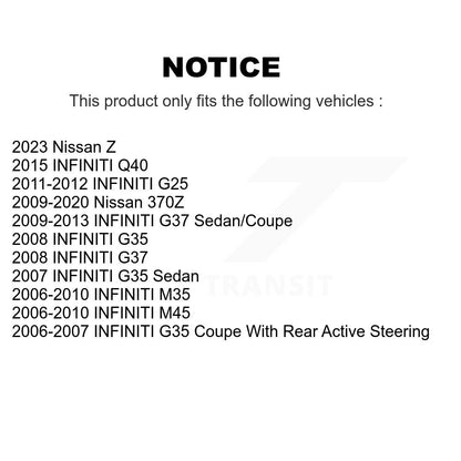 Suspension Control Arm Rear Lower Forward TOR-CK100090 For INFINITI G37 G35 370Z