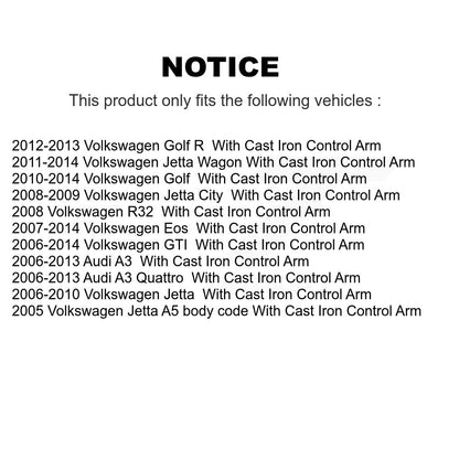 Suspension Control Arm Front Right Lower TOR-CK620142 For Volkswagen Jetta Golf