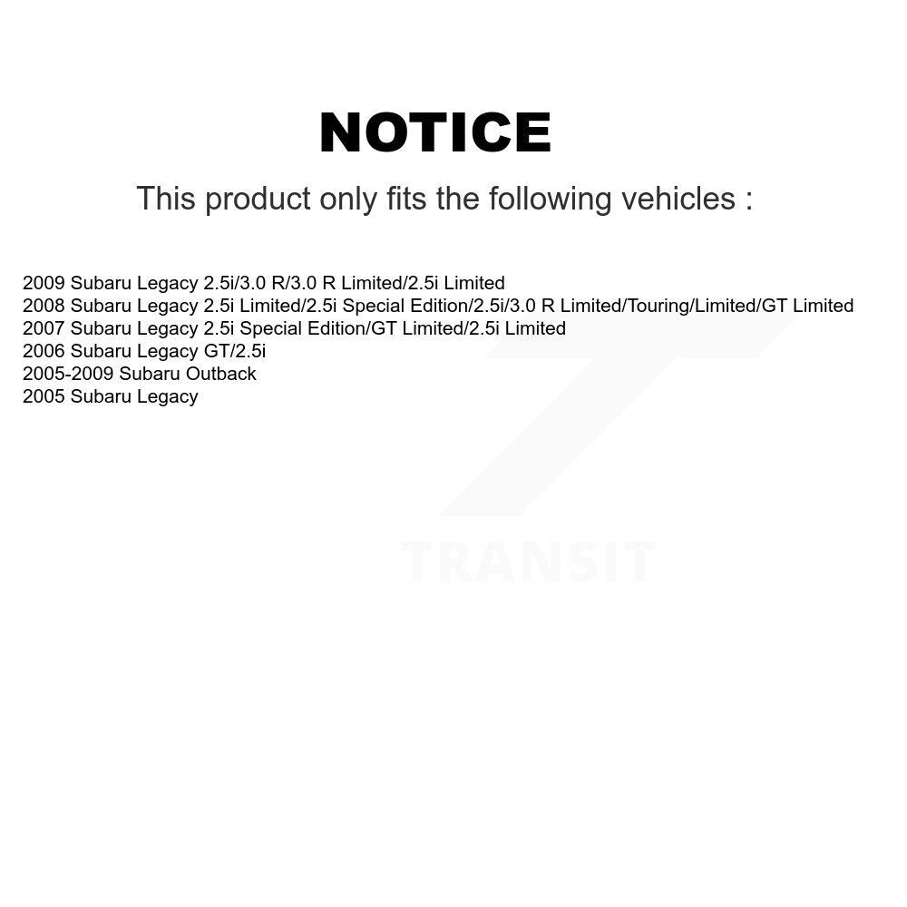 Suspension Control Arm Front Right Lower TOR-CK622030 For Subaru Outback Legacy