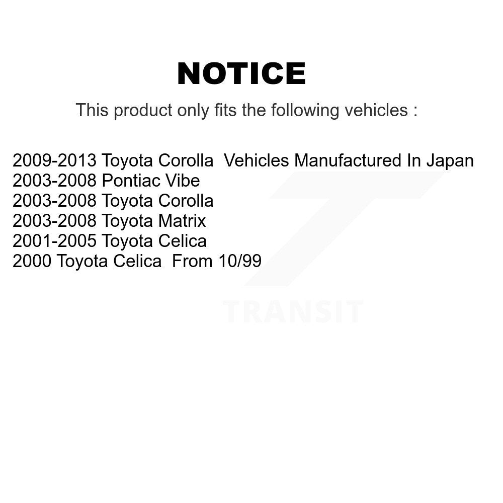 Suspension Control Arm Front Left Lower TOR-CK640361 For Toyota Corolla Matrix