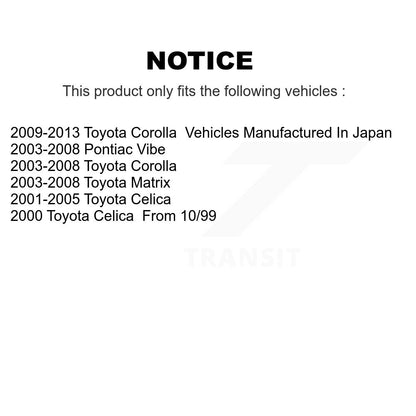 Suspension Control Arm Front Left Lower TOR-CK640361 For Toyota Corolla Matrix