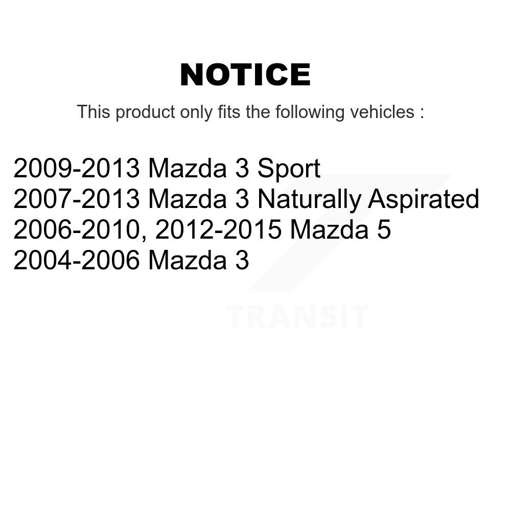 Suspension Control Arm Rear Lower Rearward TOR-CK641468 For Mazda 3 5 Sport