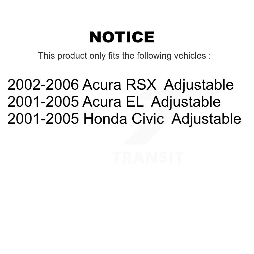 Suspension Control Arm Rear Upper TOR-CK90351 For Honda Civic Acura EL RSX