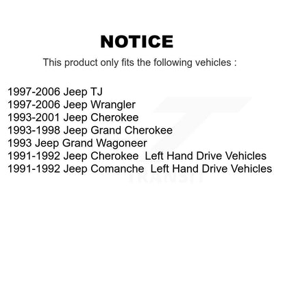 Suspension Track Bar Front TOR-DS1235 For Jeep Wrangler Cherokee Grand Comanche